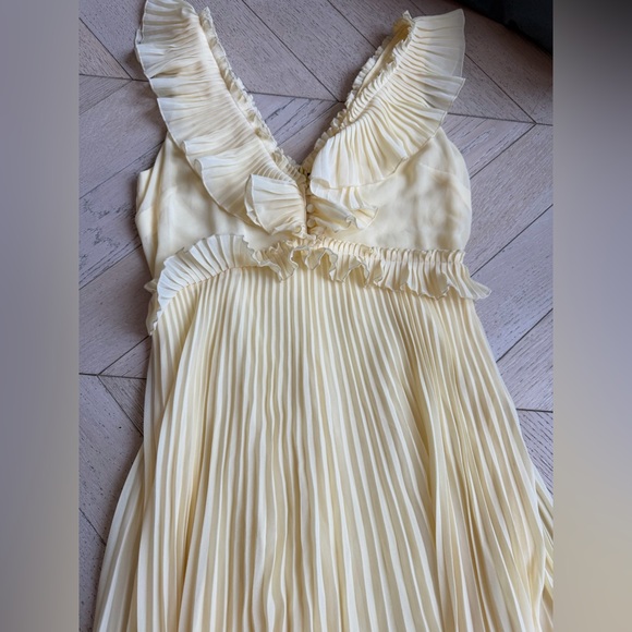 Sézane Rachelle dress in pale yellow - Picture 4 of 6